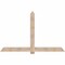 Ekena Millwork Eugene Smooth Timber Gable Bracket, Douglas Fir, 84"W x 53"H x 3 1/2"D x 5 1/2"F, 15/12 Pitch GBW084X53X0406EUG00SDF - alternate 1